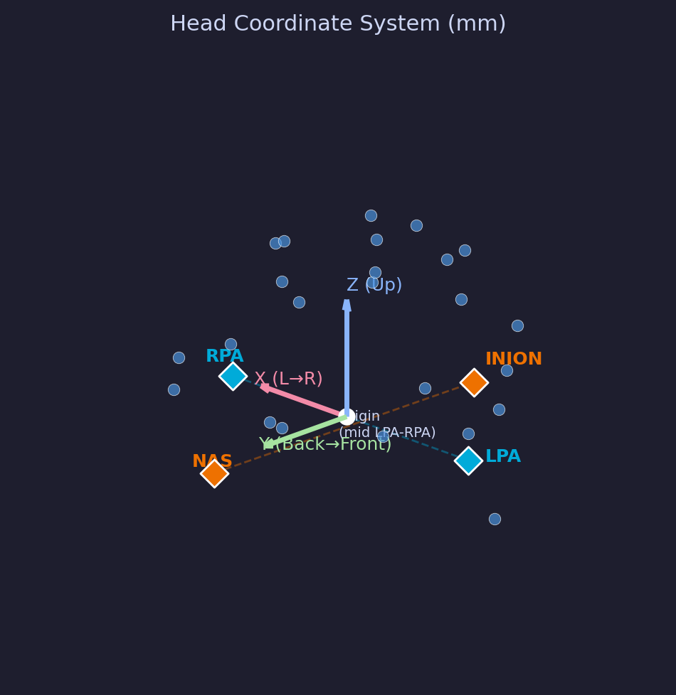 Head coordinate system